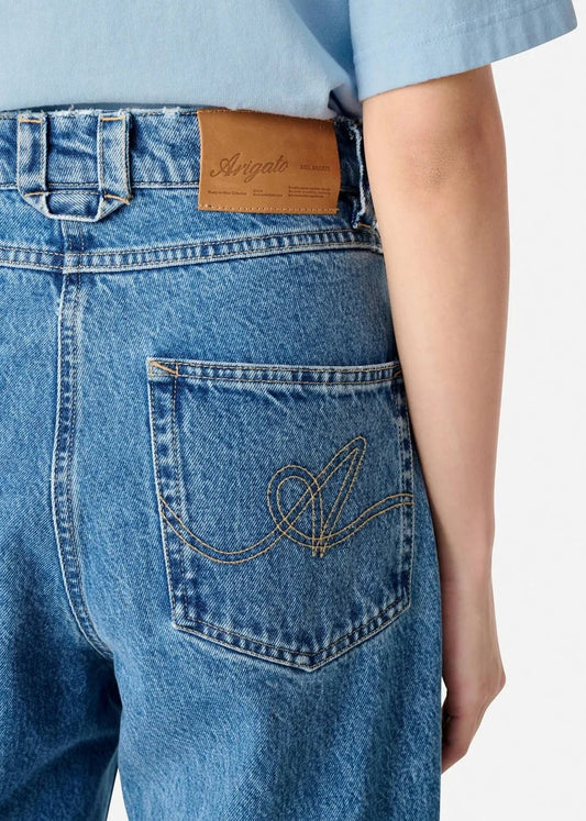Sly Mid Rise Jeans-Mid Blue-Women - Pop Up Concepts
