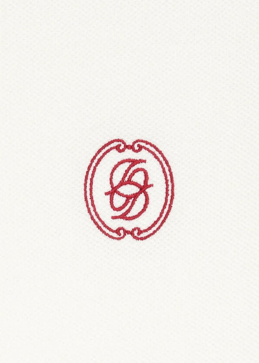 Mirror Piqué T-shirt-Offwhite
