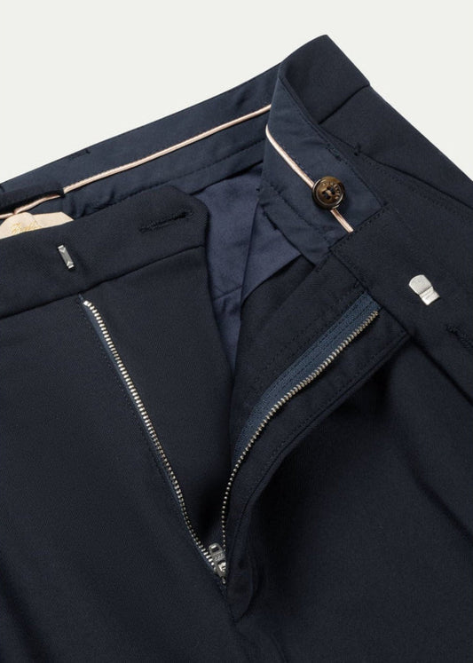 Wool Voyager Trousers-Navy - Pop Up Concepts
