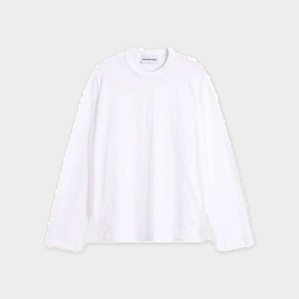 GSM LS Slub T-Shirt-White