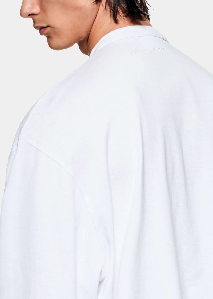 GSM LS Slub T-Shirt-White