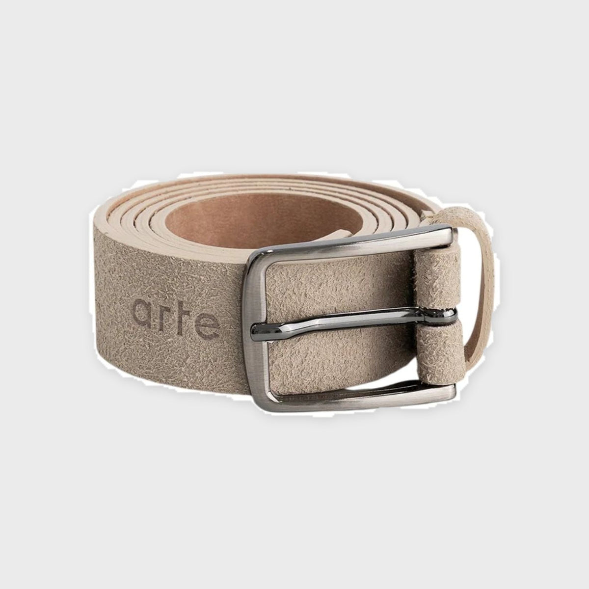 Suede Leather Belt-Cream - Pop Up Concepts