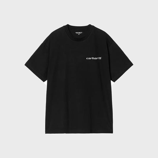 Archive Script T-Shirt-Black - Pop Up Concepts