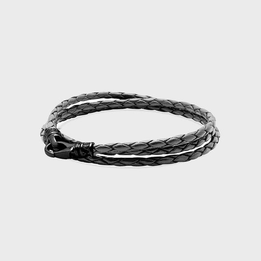 rey Metallic Wrap Around Leather Bracelet - Pop Up Concepts