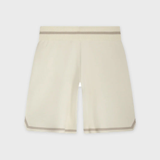 Classic Knit Shorts-Antique White - Pop Up Concepts