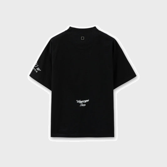 Palm Tree Graphic T-Shirt-Black - Pop Up Concepts