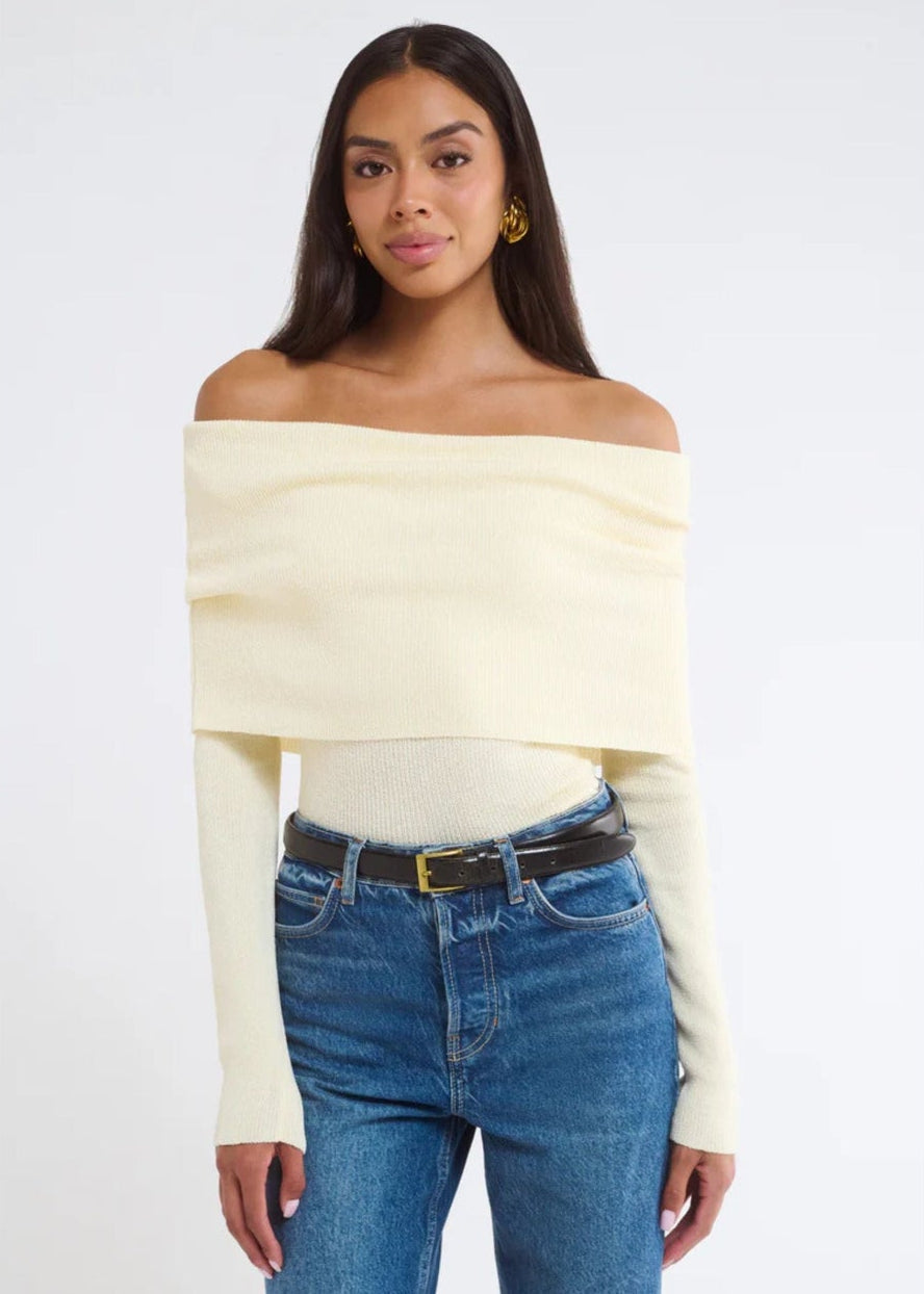 Winona Top-Cream - Pop Up Concepts