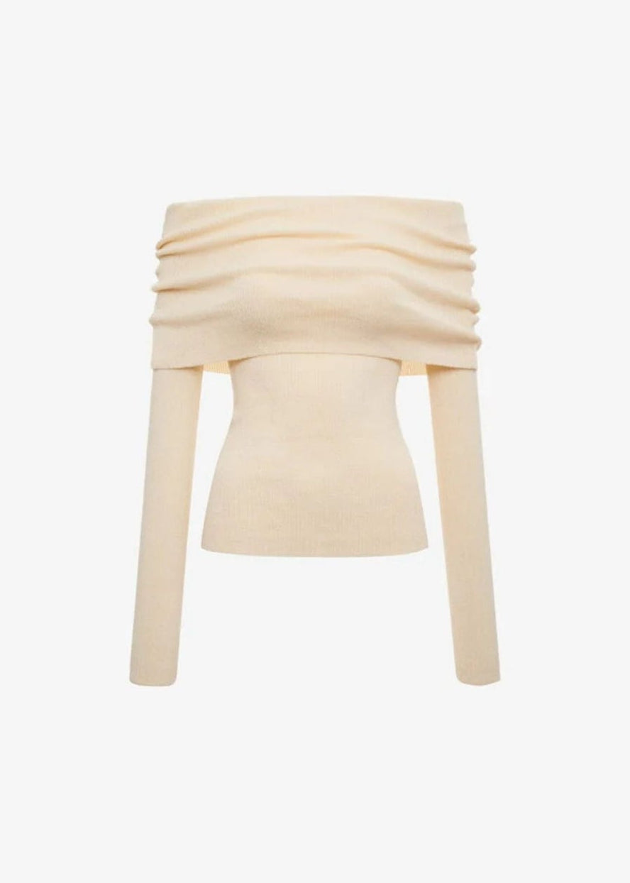 Winona Top-Cream - Pop Up Concepts