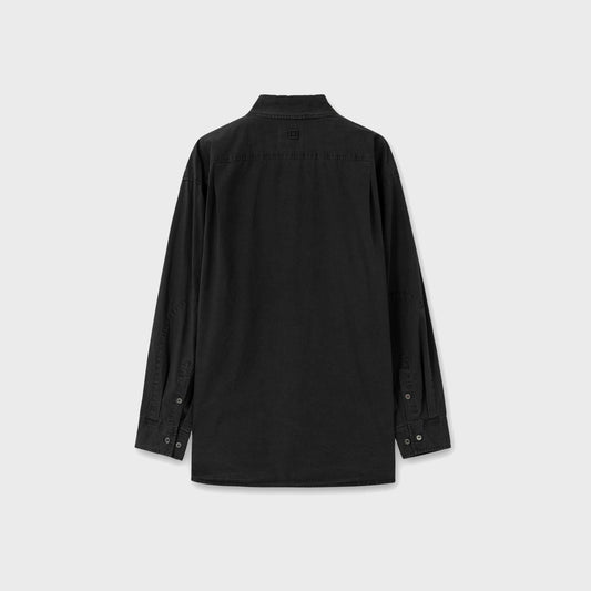 Cotton Dyed Shirt-Gray - Pop Up Concepts