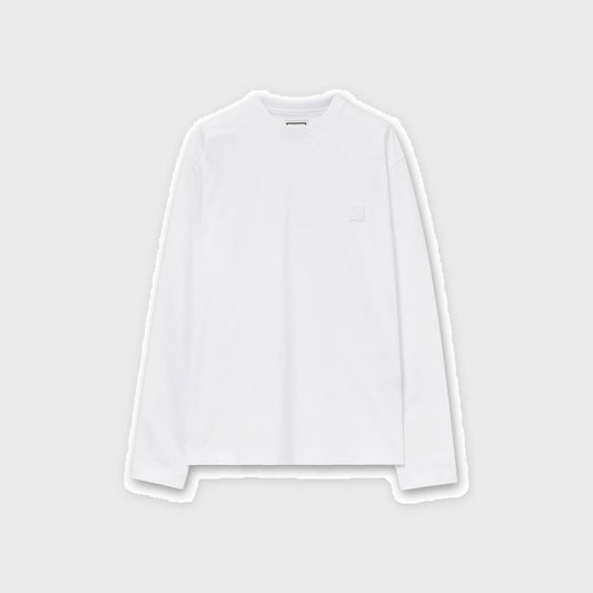 Back Logo Long Sleeve T-Shirt-White - Pop Up Concepts