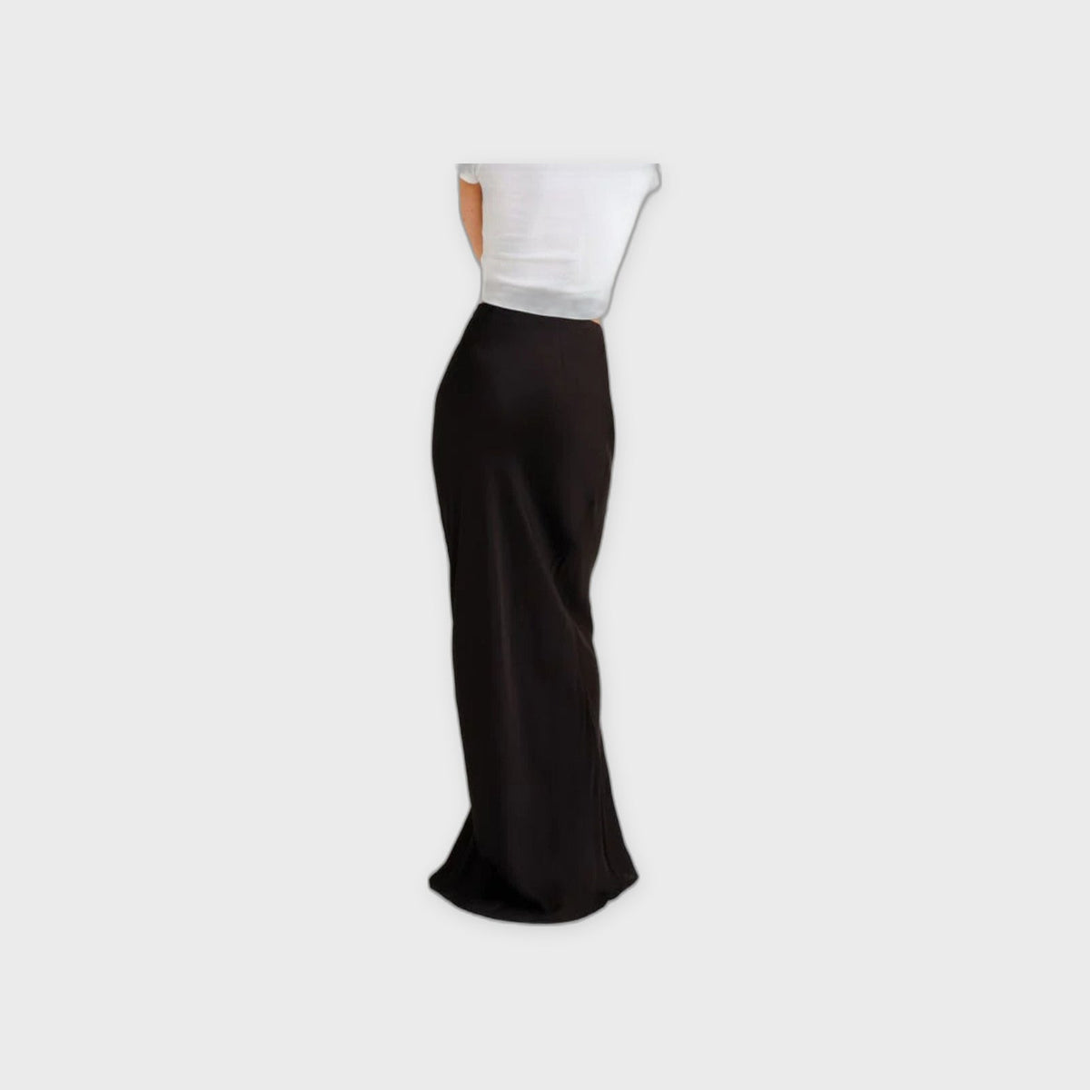 Archive Bias Maxi Skirt-Black - Pop Up Concepts