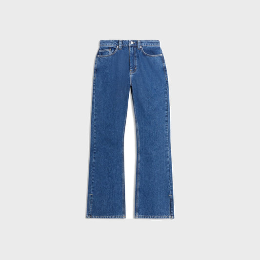 Ryder Flared Jeans-Mid Blue-Women - Pop Up Concepts