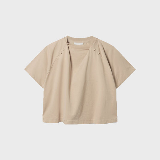 Hosta T-Shirt-Dark Beige - Pop Up Concepts