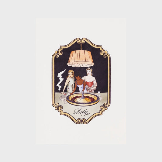 Casino Scene T-shirt-Offwhite