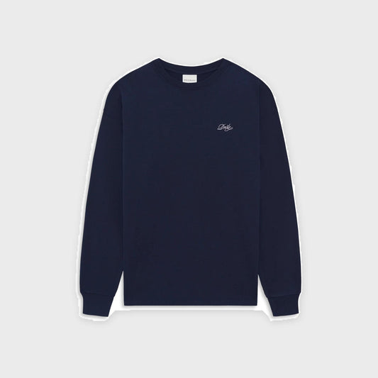 Funny Belissima Long Sleeve T-shirt-Navy