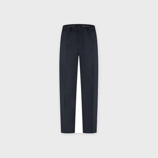 Wool Voyager Trousers-Navy - Pop Up Concepts
