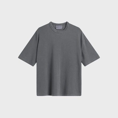 GSM Slub T-Shirt-Pigment Black - Pop Up Concepts