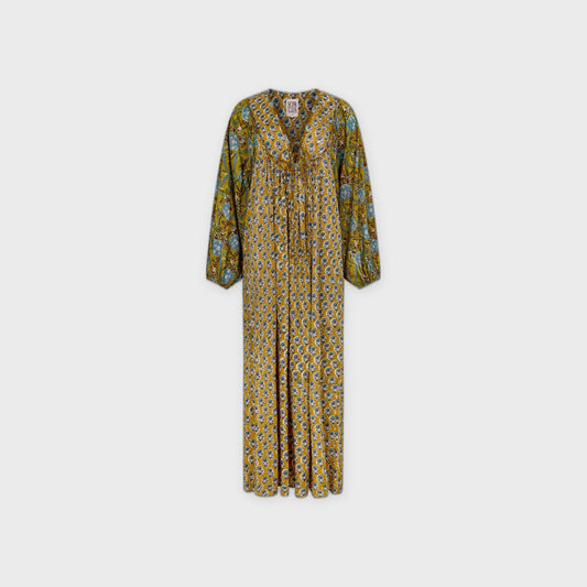 Zoya Block Print Dress-Multi - Pop Up Concepts