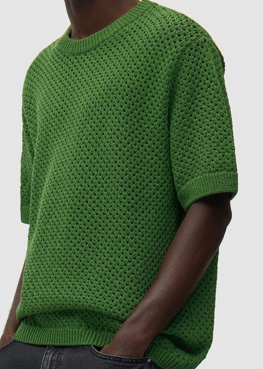 Crochet T-shirt-Green - Pop Up Concepts