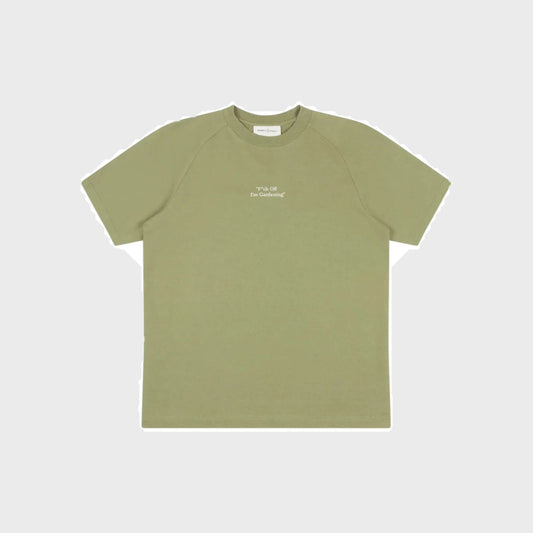 F*ck Off I'm Gardening Raglan T-shirt-Olive Green - Pop Up Concepts