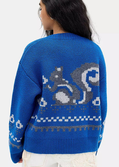 Romily Wool Cardigan-Blue - Pop Up Concepts