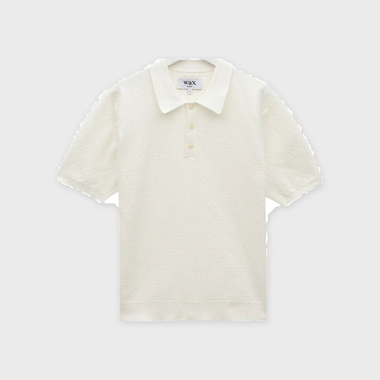 Naples Polo T-Shirt-Ecru - Pop Up Concepts