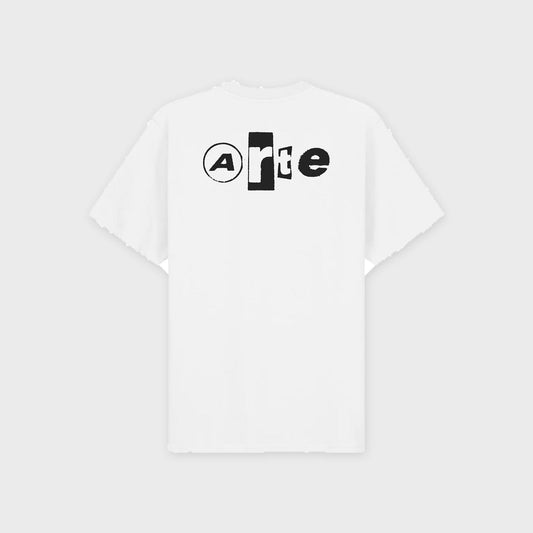 Back Collage T-shirt-White - Pop Up Concepts