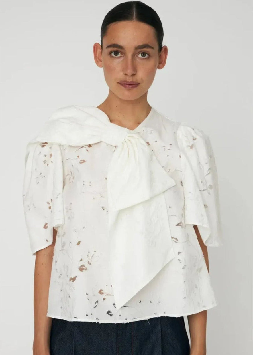 Festive Blouse-White - Pop Up Concepts
