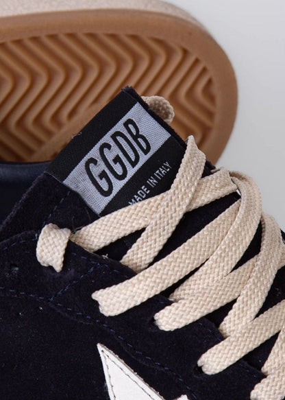 Ballstar Suede Toe Sneaker-Drak Blue - Pop Up Concepts