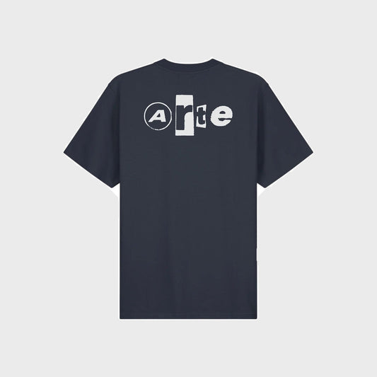 Back Collage T-shirt-Navy - Pop Up Concepts
