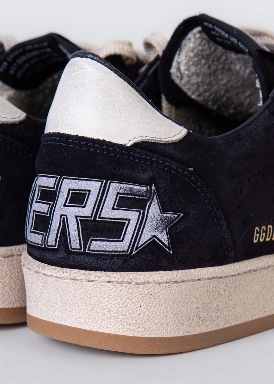 Ballstar Suede Toe Sneaker-Drak Blue - Pop Up Concepts
