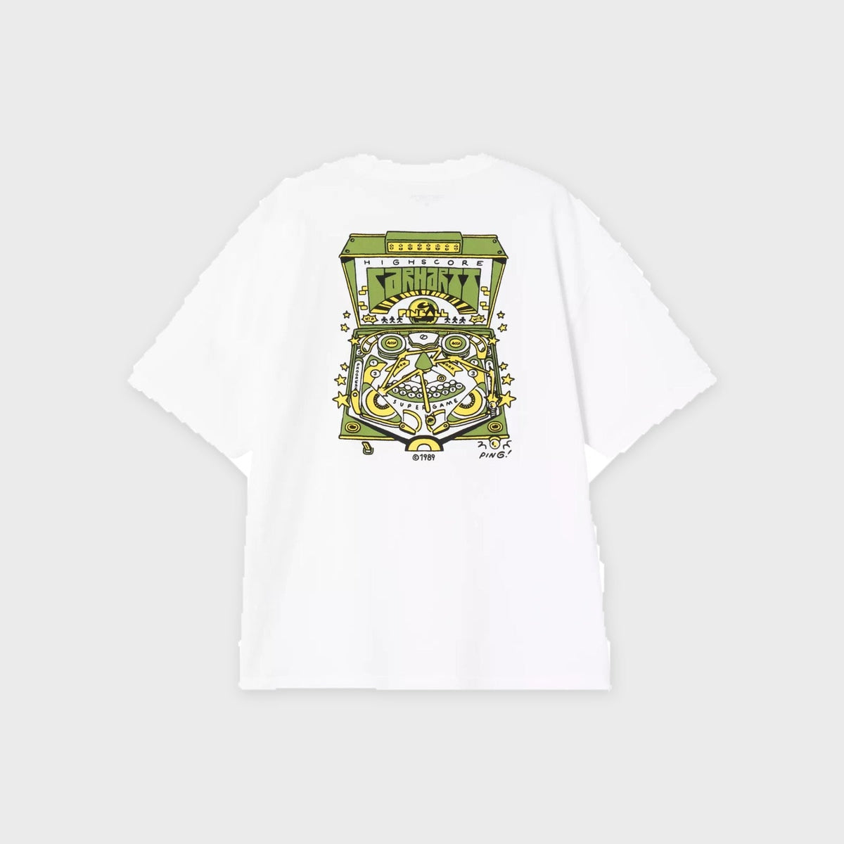 Pinball T-Shirt-White - Pop Up Concepts