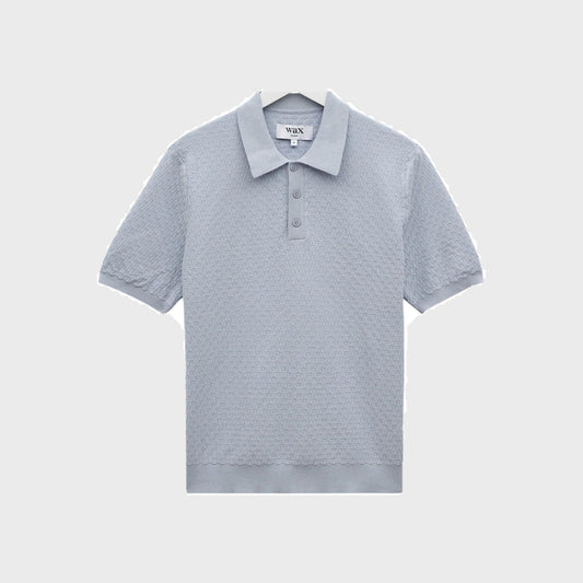 Naples Polo T-Shirt-Pale Blue - Pop Up Concepts