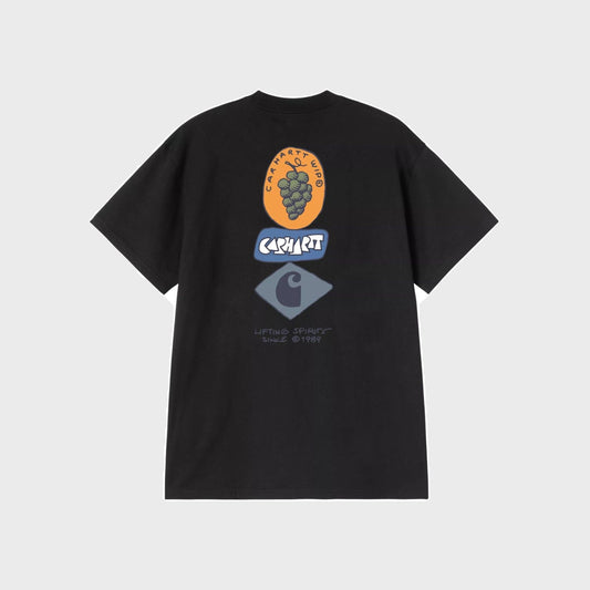 Stacked Grapes T-Shirt-Black - Pop Up Concepts