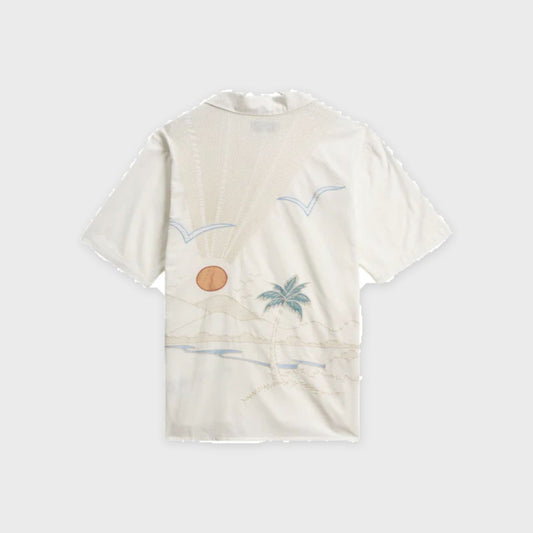 Didcot Shirt-Ecru-Summer Applique - Pop Up Concepts