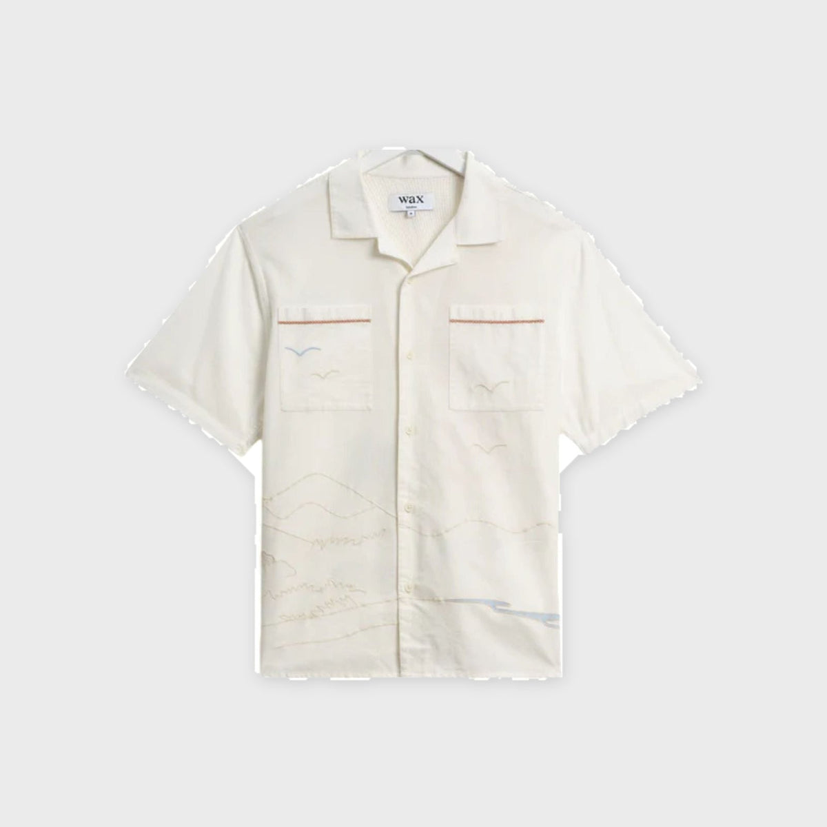 Didcot Shirt-Ecru-Summer Applique - Pop Up Concepts