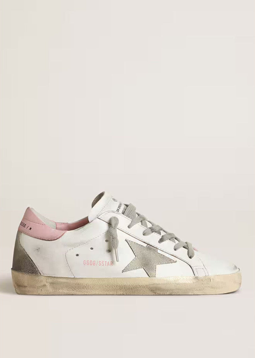 Super Star Leather Upper Sneaker-White - Pop Up Concepts