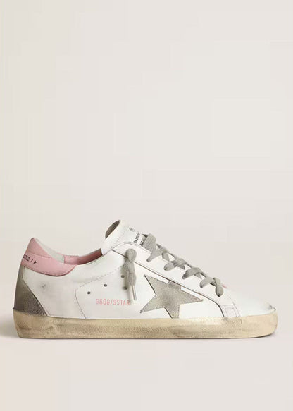Super Star Leather Upper Sneaker-White - Pop Up Concepts