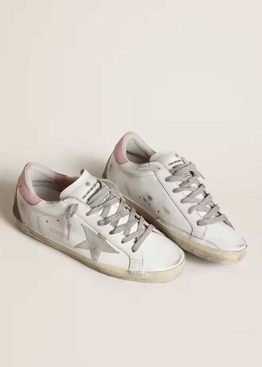 Super Star Leather Upper Sneaker-White - Pop Up Concepts