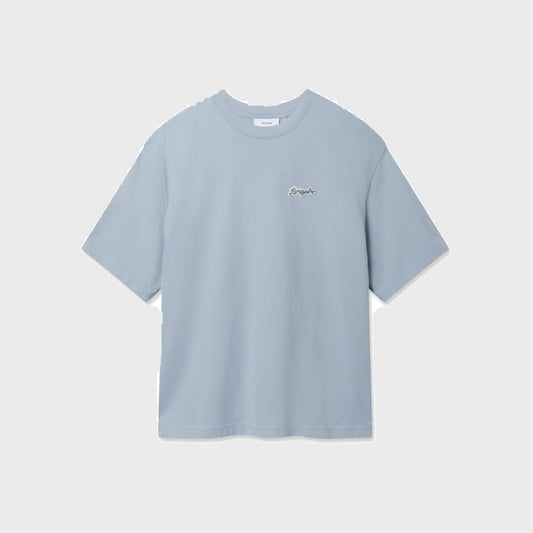 Trace T-Shirt-Stone Blue - Pop Up Concepts