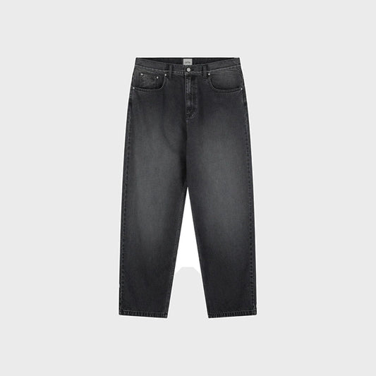 Fade Wash Baggy Pants-Black - Pop Up Concepts