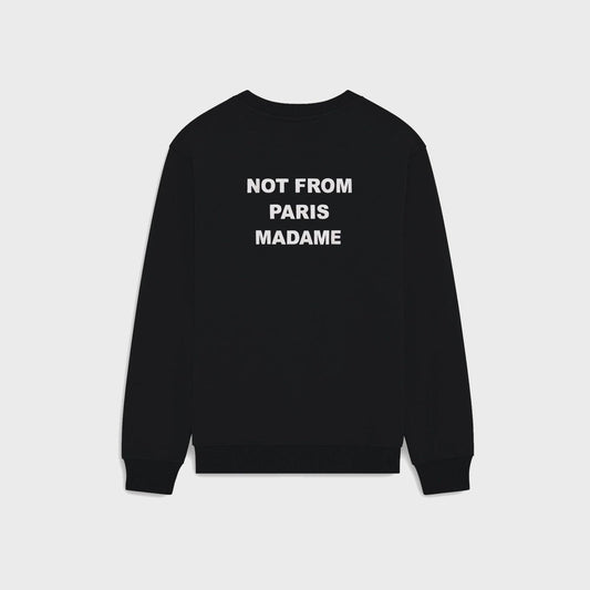 Slogan Sweatshirt-Black - Pop Up Concepts