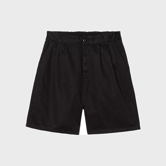 Marv Short-Black Stone washed - Pop Up Concepts