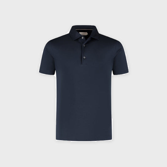 AUR1 Polo T-Shirt-Navy - Pop Up Concepts