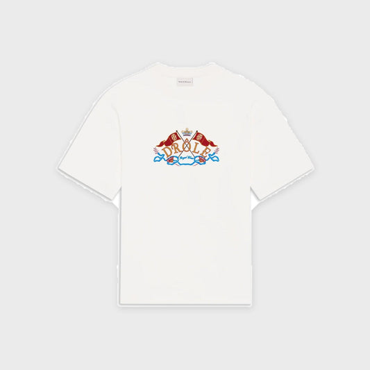 Embroidered Coat of Arms T-shirt-Offwhite
