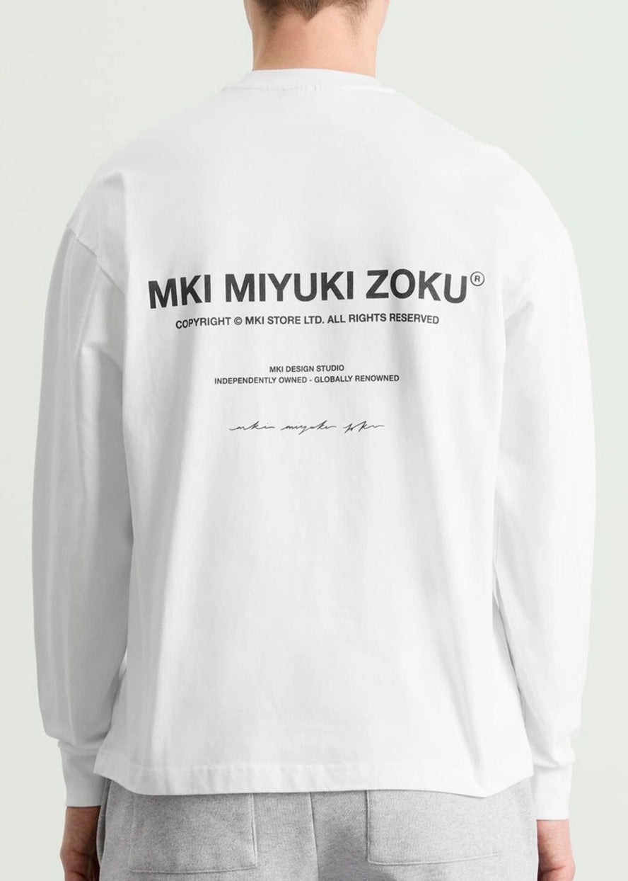 Design Studio Longsleeve T-Shirt-White
