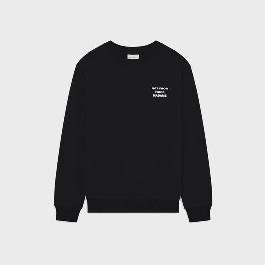 Slogan Sweatshirt-Black - Pop Up Concepts