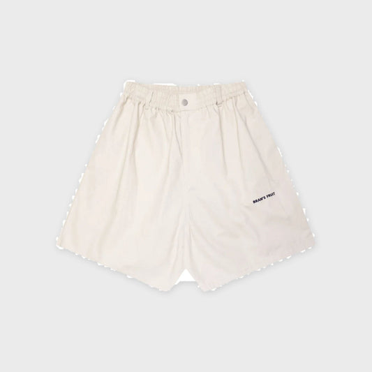 Ripstop Text Logo Short-Offwhite - Pop Up Concepts