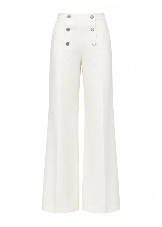 Sailors Pants-Almost White