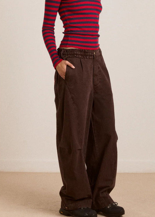 Liv Trouser-Coffee Bean - Pop Up Concepts